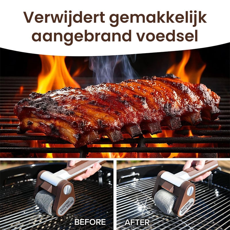 Elektrische grillreiniger zonder borstelharen