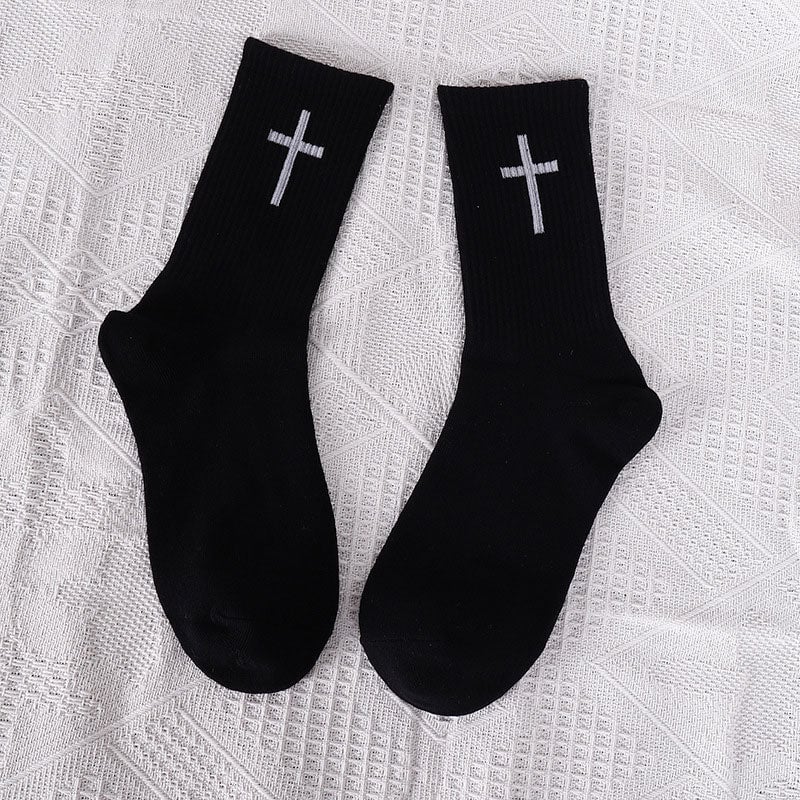 Cross Zwart-Wit Sokken