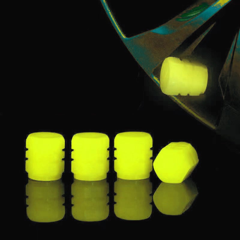 Universele Fluorescerende Bandventieldoppen (4 stuks/set)
