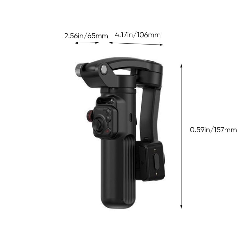 Slimme 3-assige gimbalstabilisator met AI-tracking – Professionele video-opnametool