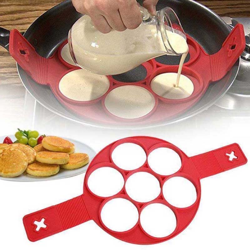 Non-stick siliconen pannenkoekvormring