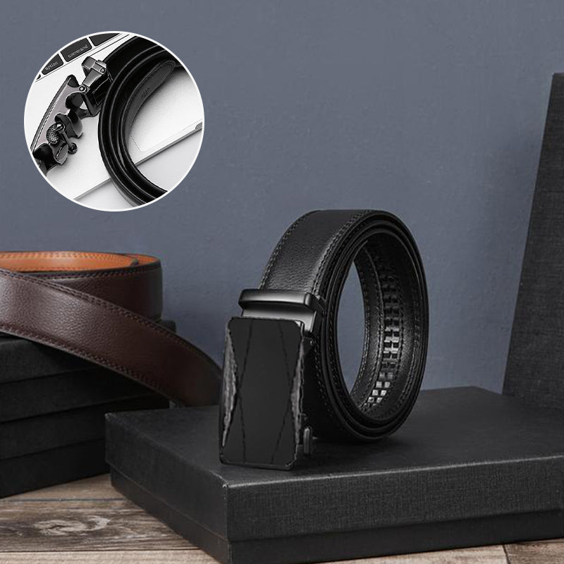 Heren Automatische Gesp Leren Riem