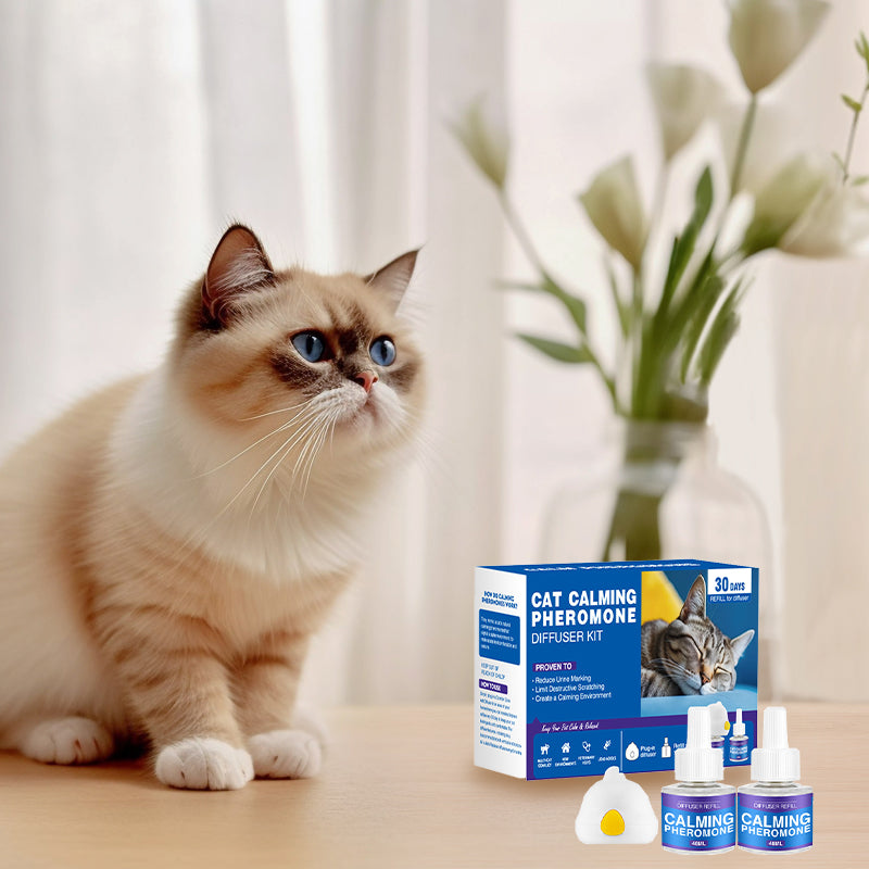 Kalmerende feromonenverspreiderset voor huisdieren (versies voor katten en honden)