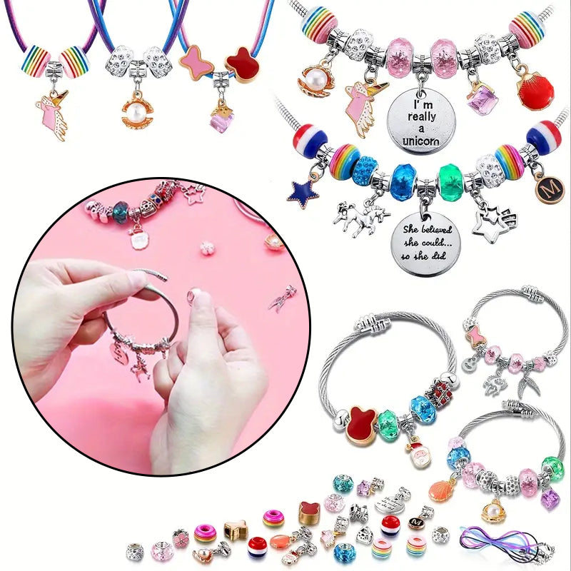 Kit voor het maken van bedelarmbanden voor meisjes