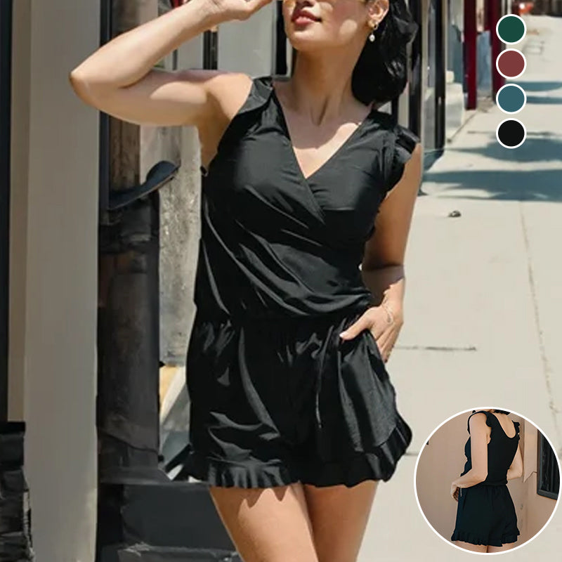 Soutien-gorge intégré et leggings Swim Romper