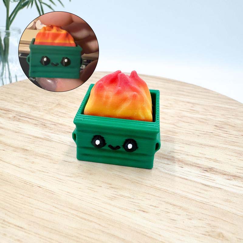 Feu de poubelle Clicky Fidget