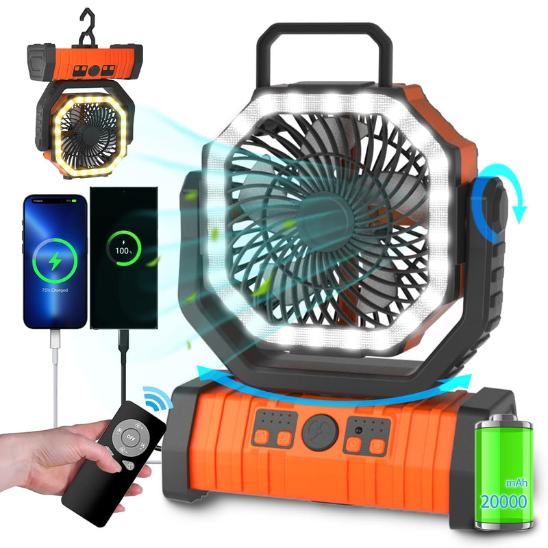 Campingventilator op batterijen