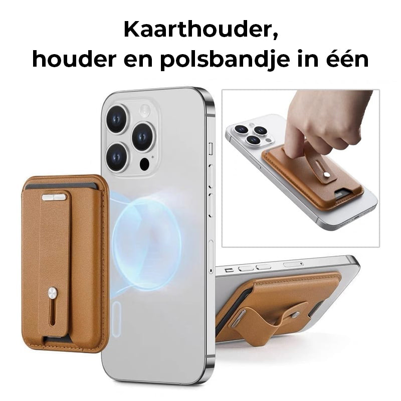 Magnetische ringstandaard telefoonkaarthouder