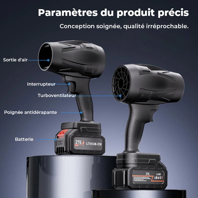 Séchoir à main puissant pour le nettoyage de la poussière de voiture