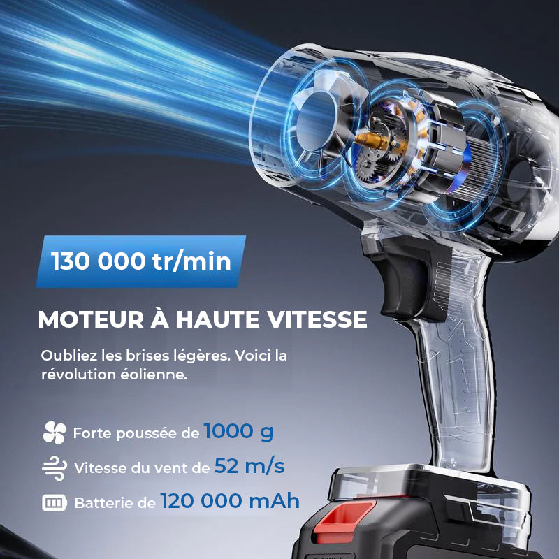 Séchoir à main puissant pour le nettoyage de la poussière de voiture