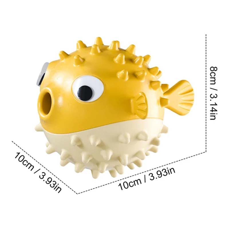 Jouet à mâcher en forme de poisson clown pour chien