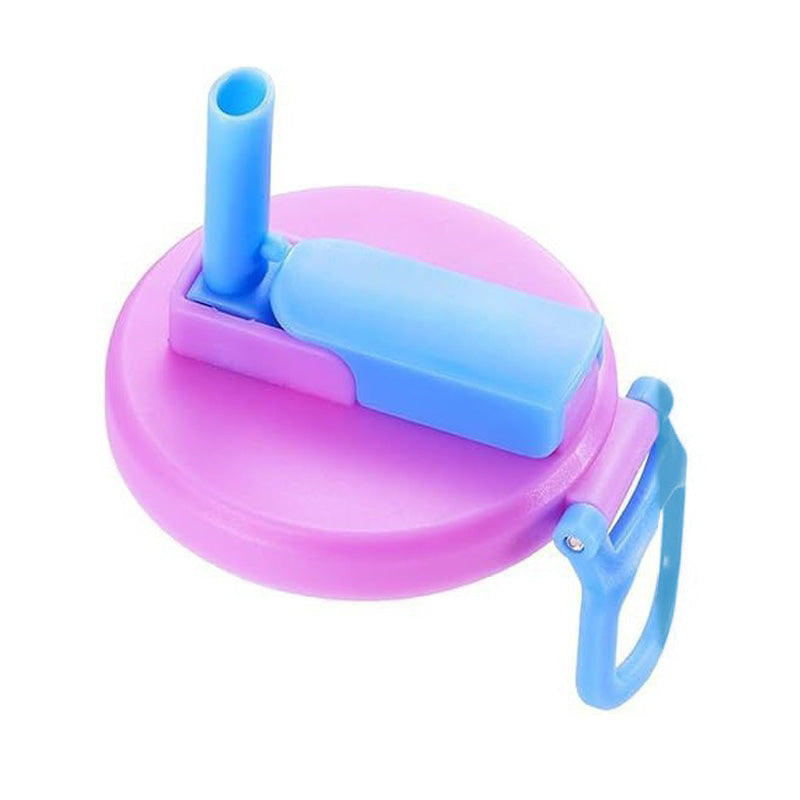Couvercle pour canette de soda paille