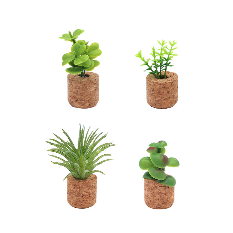 Mini Plante Décoratif Polyvalent de Voiture et Frigo