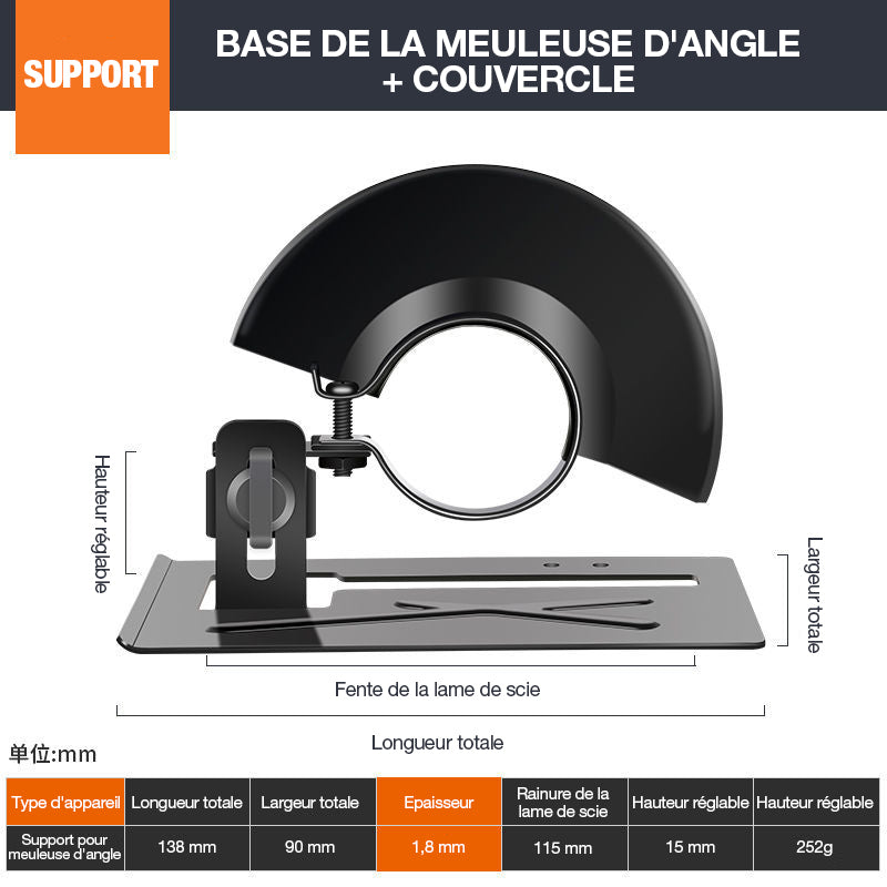 Support de coupe spécial