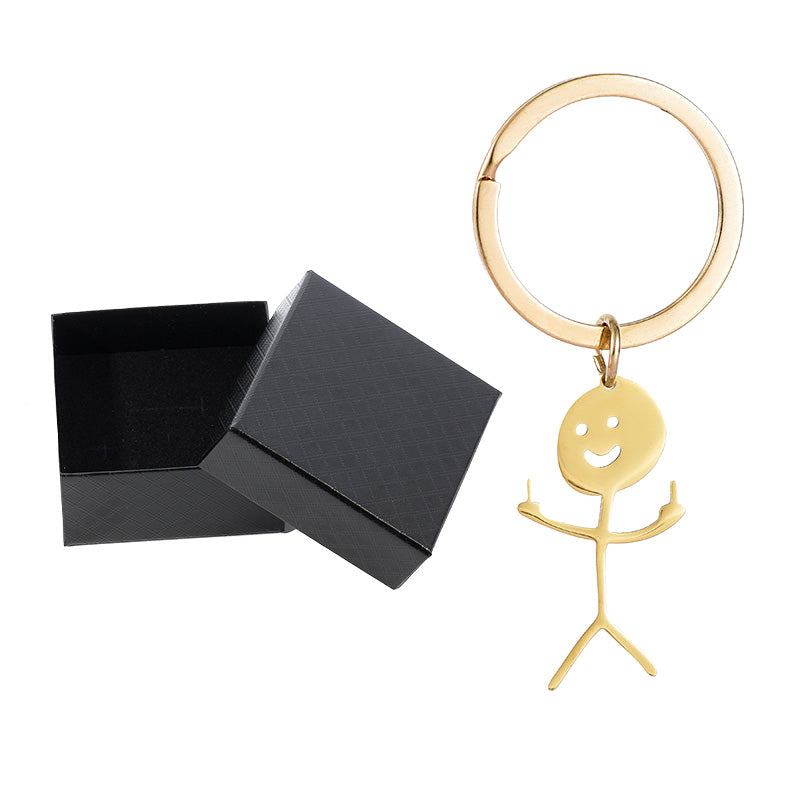 Grappige Doodle Sleutelhanger