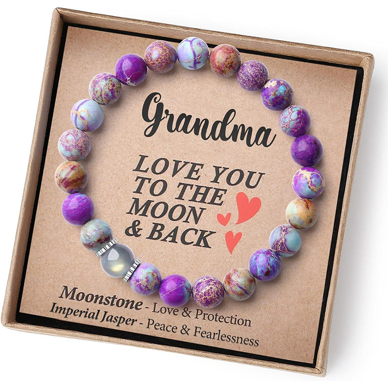 Natuurlijke edelsteen armband voor vrouwen