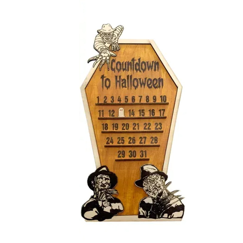 Calendrier du compte à rebours d'Halloween