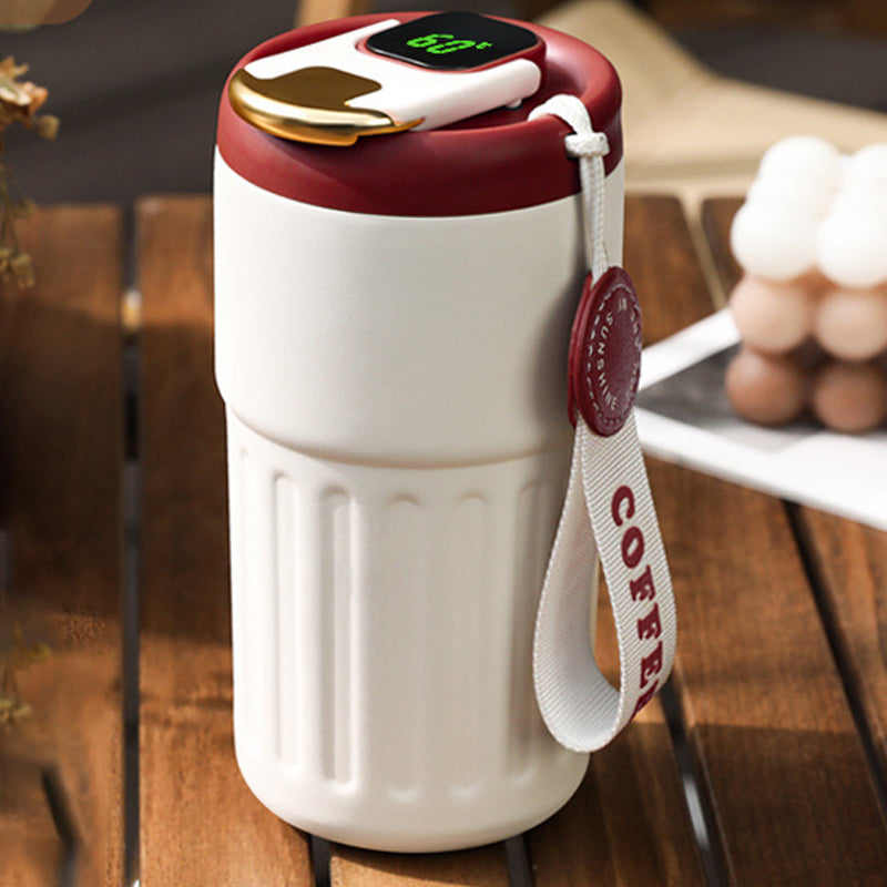 Thermos à café avec affichage de la température