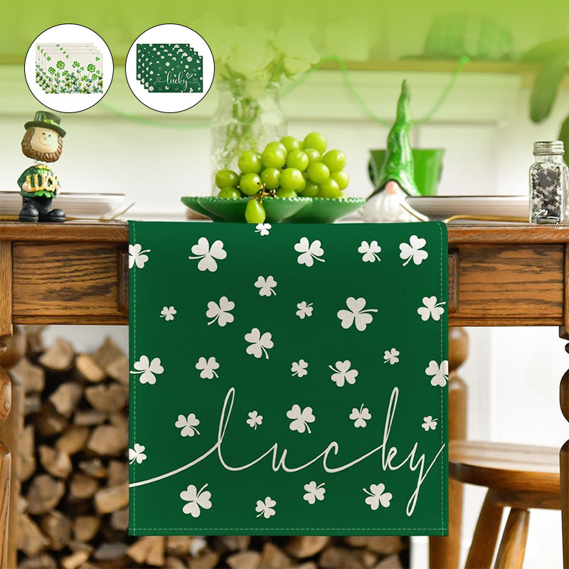 Lente Shamrock tafelloper