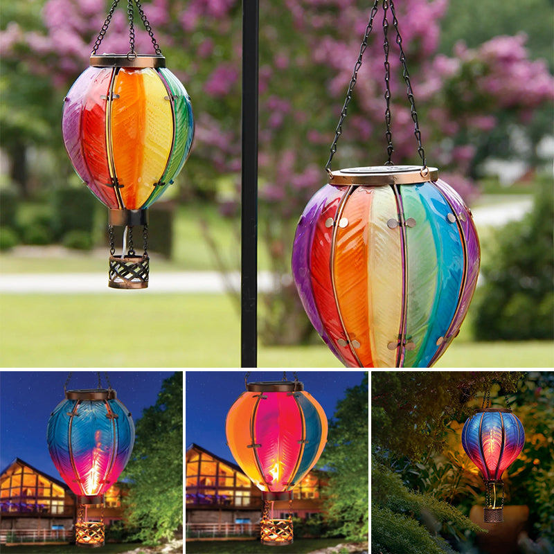 Heteluchtballon op zonne-energie