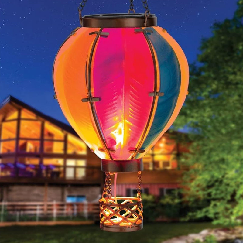 Heteluchtballon op zonne-energie
