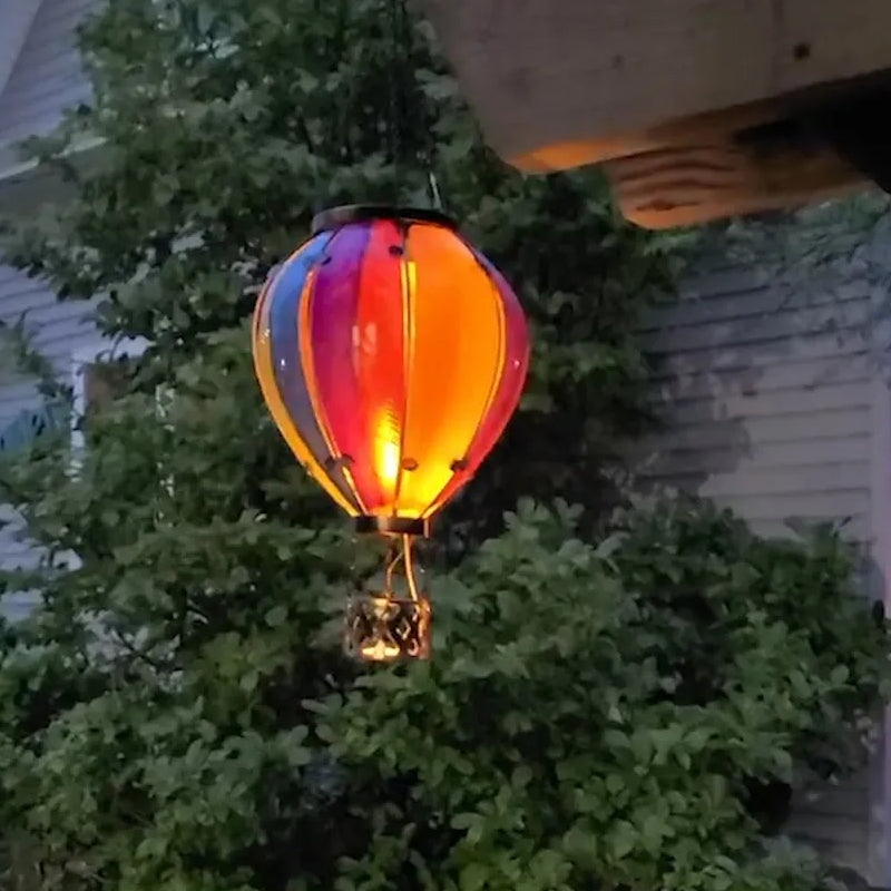 Heteluchtballon op zonne-energie