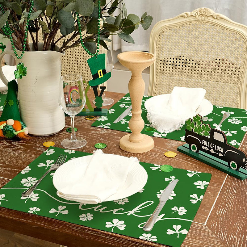 Lente Shamrock tafelloper