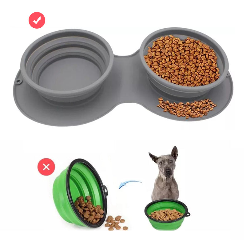 Ensemble de repas pour chien de voyage Pawfun