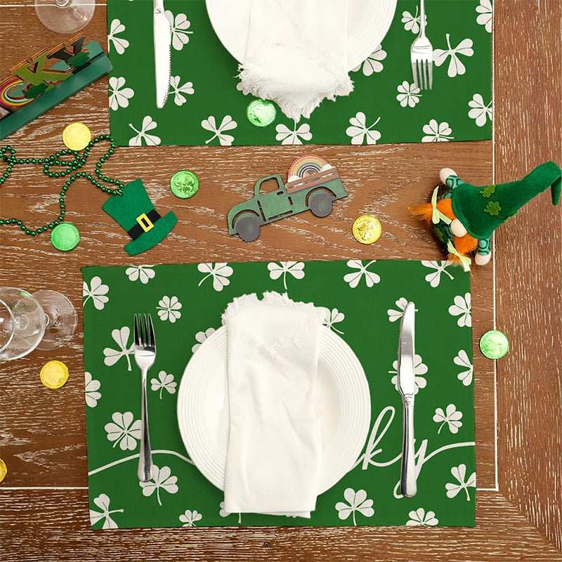 Lente Shamrock tafelloper