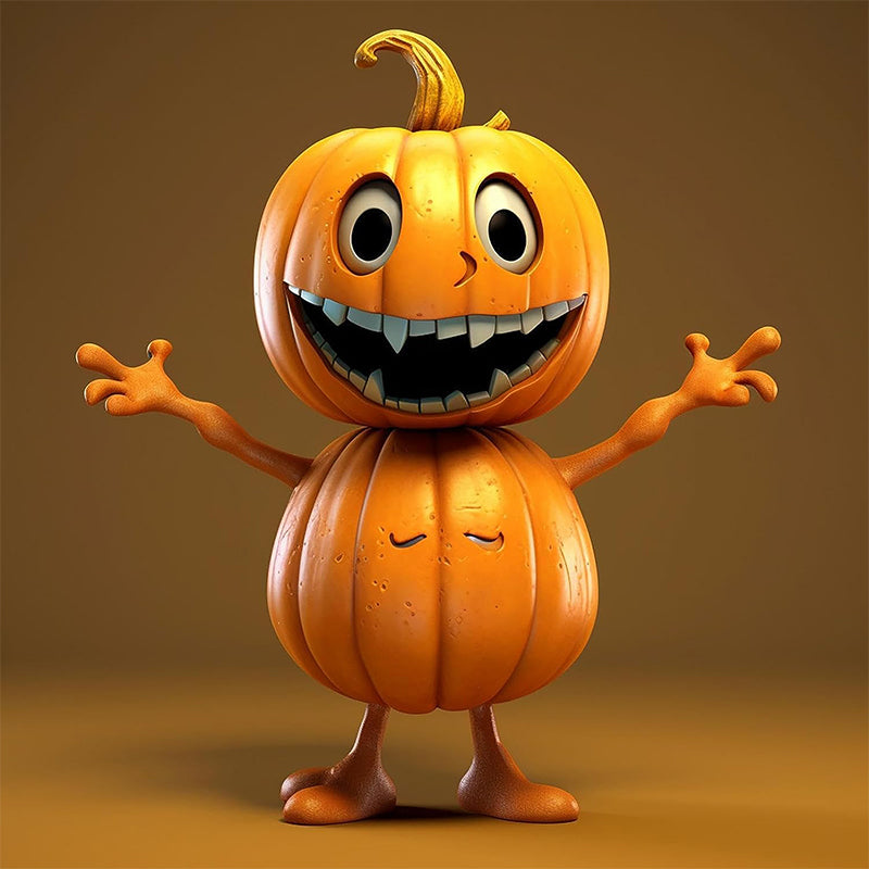 Pendentif citrouille d'Halloween