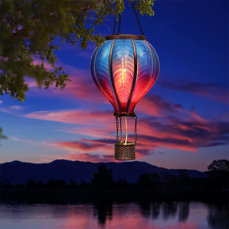 Heteluchtballon op zonne-energie