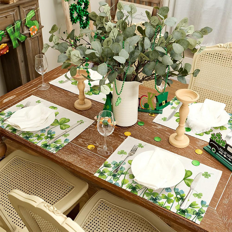 Lente Shamrock tafelloper