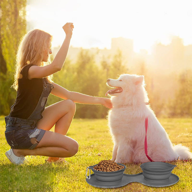 Ensemble de repas pour chien de voyage Pawfun