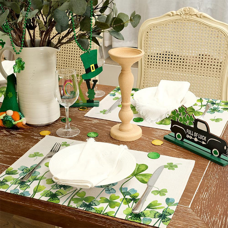 Lente Shamrock tafelloper