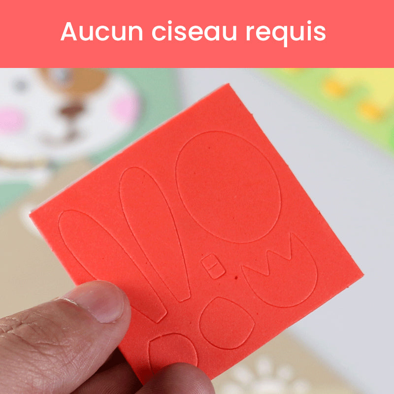 Autocollants  d'Animaux Faits à la Main Pour Enfants