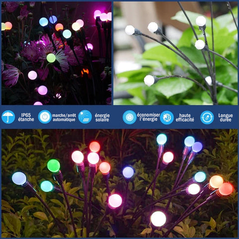 Lampe de jardin Firefly à énergie solaire