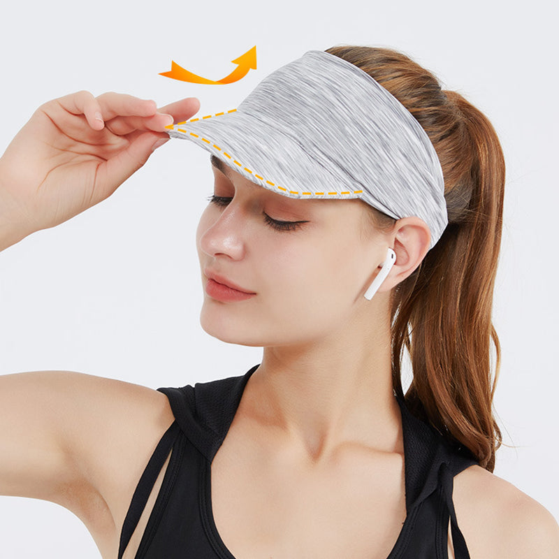 Pare-soleil attaché aux cheveux
