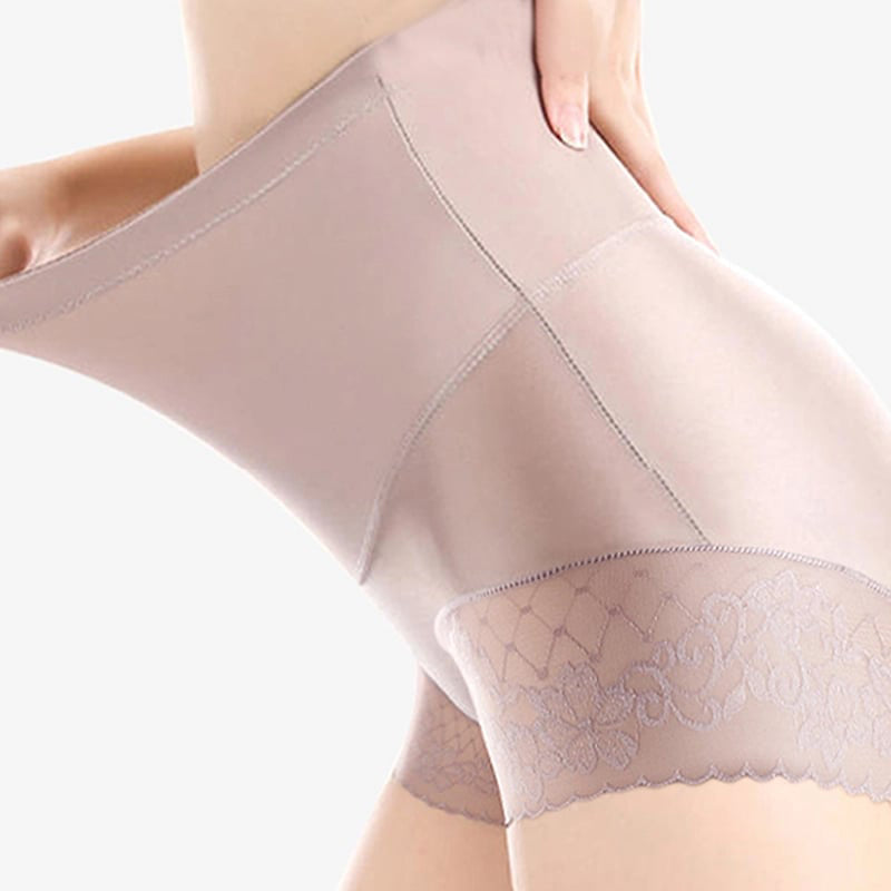 Culotte Moulante de Taille Haute En Soie