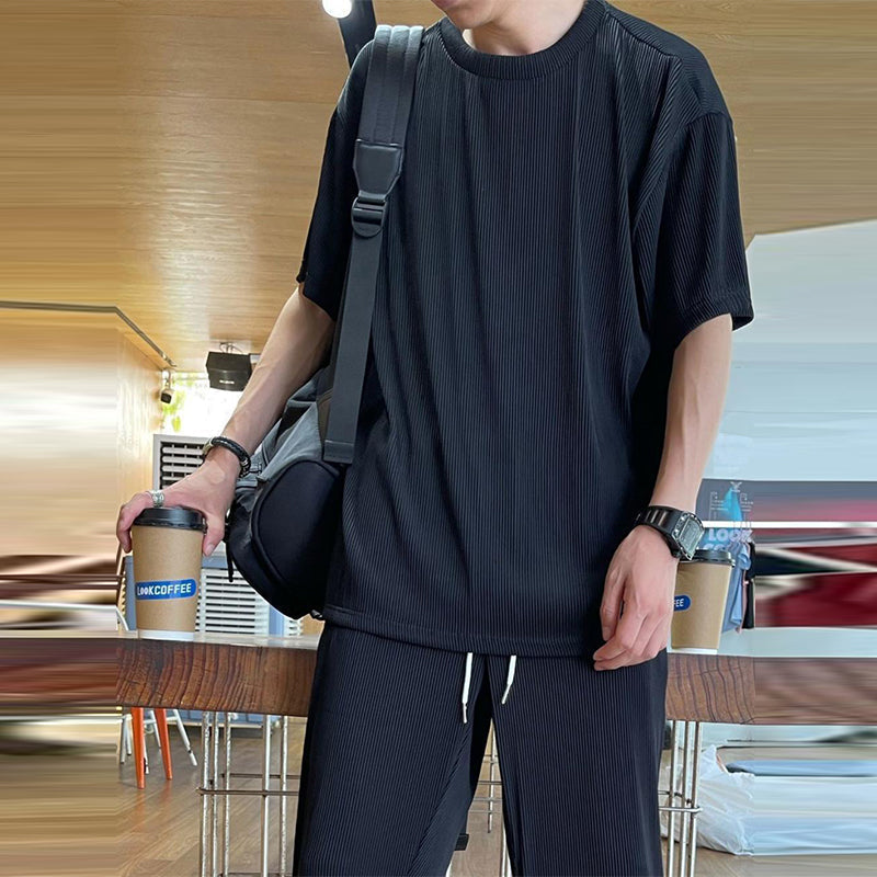 Costume décontracté homme en soie de glace