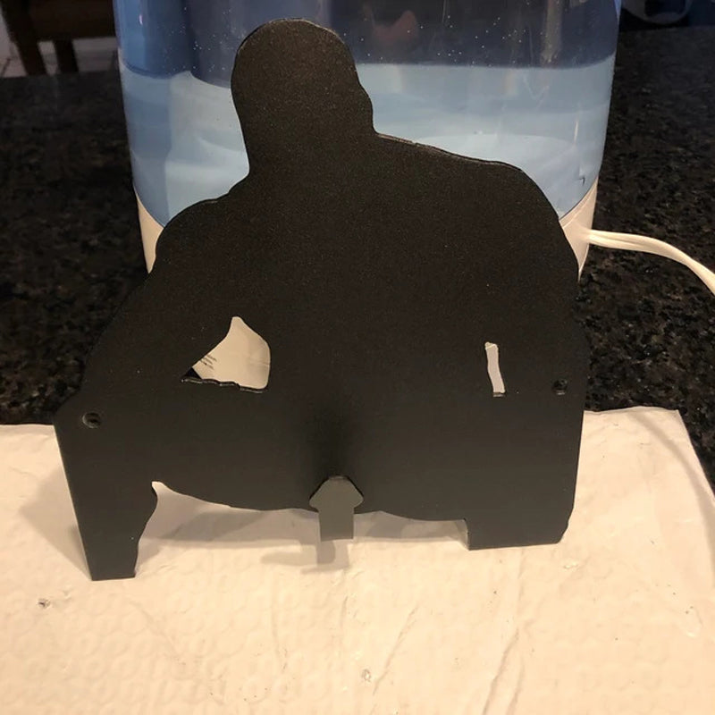 Creatieve sleutelhaak voor aan de muur