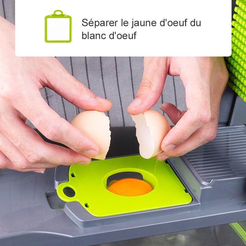 Coupe-Légumes Multifonctionnel avec Lames Amovibles