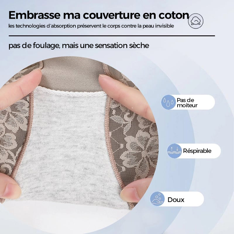Culotte Moulante de Taille Haute En Soie