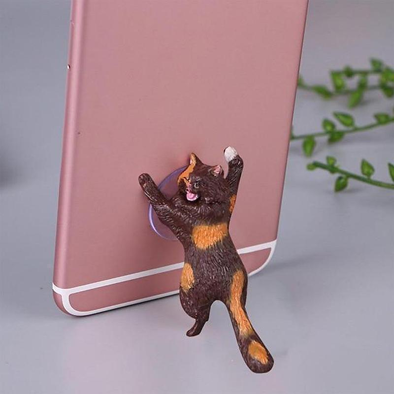 Chat Adorable Support de Téléphone avec Ventouse