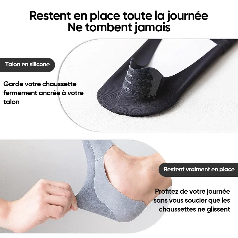 Chaussettes Invisibles et Antidérapantes