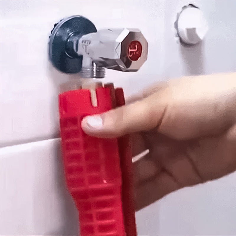 Clé serre-tube multi-eau pour évier 8 en 1