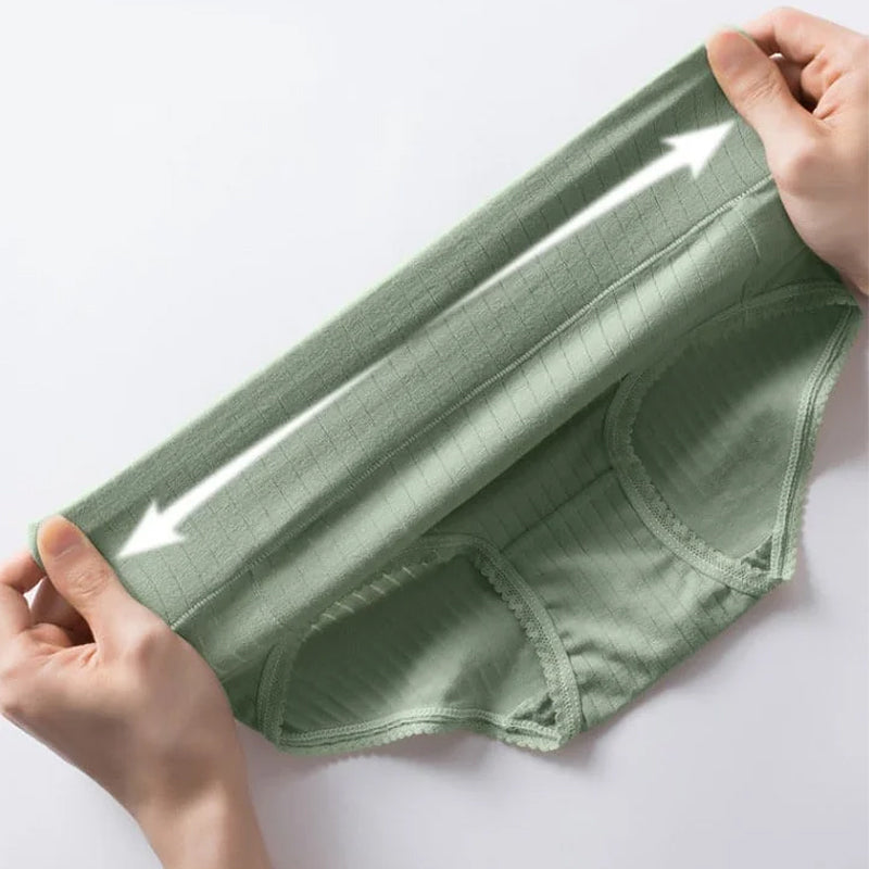 Sous-vêtements physiologiques en coton taille haute