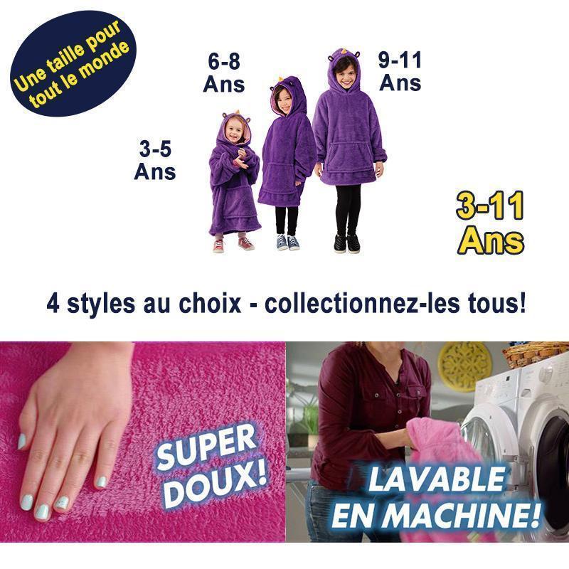Sweat à Capuche de Couverture pour Enfants