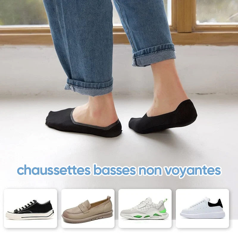 Chaussettes Invisibles et Antidérapantes