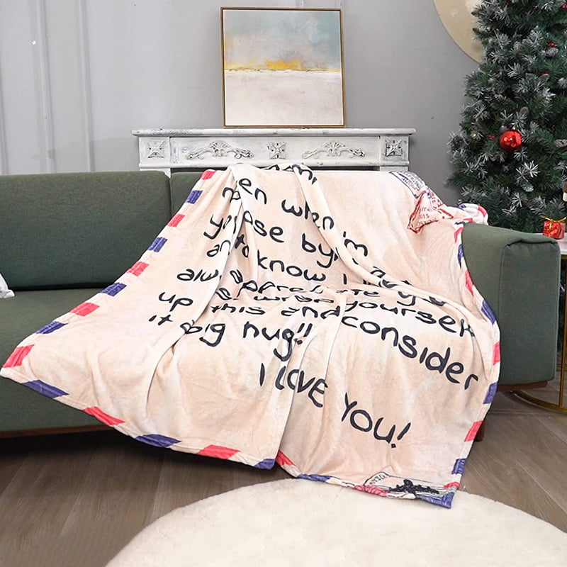 Couverture de lettre personnalisée maman/papa