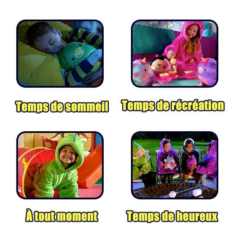 Sweat à Capuche de Couverture pour Enfants